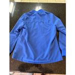 Jaanuu  Scrub Jacket Sz XS Blue Full Zip Front Pockets Lined Long Sleeve Hospital Photo 6