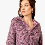 Free People NWT Stella Marled Sweater X-Small, SHOCKING PINK Oversized Photo 5