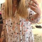 Hayden White Long Sleeve Floral Dress Photo 2