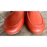 Talbots Classic Cassidy Loafers Burnished Leather Cognac Burnt Orange 10 M Shoe Photo 2