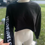 Heart & Hips  cropped sweater size SMALL Photo 0