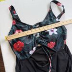 Floral One Piece Swimsuit Women 12W Tropical Resort Vacation Beach Summer Island Size 12 Photo 8