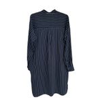 Aritzia  Babaton Striped Shirt‎ Dress Blue White Midi Long Sleeve Pockets #FF10-2 Photo 10