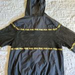 PINK - Victoria's Secret PINK XS Black Net Jacket with PINK in Gold Photo 4