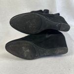 Zigisoho Black Suede Over The Knee Wedge Boots Womens 6 Streetwear Photo 7