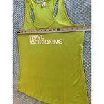 Sport-tek I Love Kickboxing Racerback T-Shirt Athletic Gym Workout Lime Green Medium Photo 3