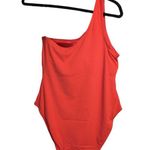ANDIE The Nantucket One Piece One Shoulder Swim Bathing Suit Siren Size L New Photo 3