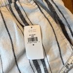 Old Navy  NWT linen blend striped cuffed shorts size M Photo 8