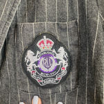 Ralph Lauren Lauren  LRL Gray Wash Denim Button Front Jacket Women Sz 8 Photo 4