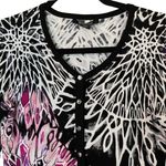 White House | Black Market Embellished Geometric Floral Cardigan Photo 4