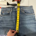 RE/DONE  Jeans Womens Size 29 90s High Rise Ankle Crop in Dusk Destroy Button Fly Photo 10