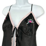 Victoria's Secret | Small | Open Tie Front Sexy Satin/Lace Embroidered Lingerie Photo 2