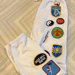 Aviator Nation Women’s White Vintage Patch Joggers - Size XS Photo 0