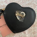 Juicy Couture New Black Love Mode Heart Zip Around Pouch Photo 1
