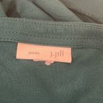 J.Jill  Ponte Tunic Top Size L/XL Teal  3/4 Sleeve Side Slits shirt EUC boatneck Photo 8