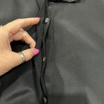 J. Crew Size S Silk Shirt Dress Sleeveless in Black Button Front Pockets B2371 Photo 3