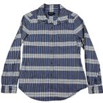 Pendleton  Womens Casual Long Sleeve Button Down Shirt Plaid size Small Navy Blue Photo 2