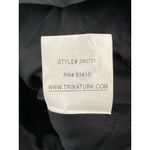 Trina Turk Black 100% Silk Strapless Twist Front Mini Dress Women's Size 8-10 Photo 6