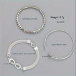 Silver Bracelet Set (3 Piece) Photo 2