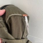 Free People Women’s 0 Splendor in the Grass Army Green Skirt Denim Mini Photo 4