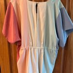 Aaron and Amber Color block romper Photo 1