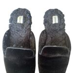 Birdies - The Phoebe Black Velvet Faux Slide Mule Sz 7 Photo 2