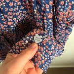 Pepe Jeans Navy Floral Sleeveless Button-Front Dress with Pockets Photo 4