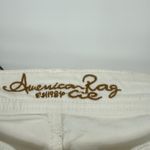 American Rag Womens White Denim Shorts Size 5 Button Fly Pockets Casual Photo 2