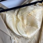 Giorgio Armani Vintage Wool Blazer Tan Beige Size 46 Office Business 80s Italy Photo 7