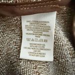 Free People | Brown Tapestry Moto Style Jacket Asymmetrical Zipper | Size 10 Photo 8