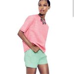 J.Crew  Pleated Short Cotton Pique Mint Green Size 8 style A1990 SP 14‎ Photo 1