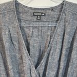 Toad & Co  Tara Hemp Gray Belted Romper X-Small Photo 3