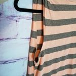 Free People  WE THE FREE TWIST STRIPE TANK TOP TEE CORAL LIGHT NWT Photo 5