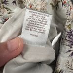 Eva Mendes New York & Company Trumpet Skirt Womens 14 Beige Floral Zip Mermaid Purple Photo 7