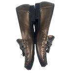 1990s Mootsies Tootsies Vintage Copper Brown Leather Loafers Moccasins Size 8.5 Photo 2