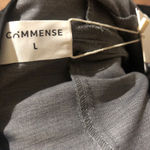 Commense Women's Dress Pants Straight Leg Pleated Casual Gray Size Large NWT Photo 5