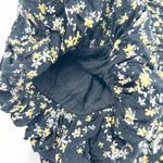 Free People  Intimately Womens Dessa Puff Sleeve Ditsy Floral Blouse Bodysuit L‎ Photo 3