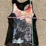 Ted Baker London Black Floral Monorose Racerback Tank Sz Large Athletic Gym Photo 13
