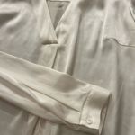 Pinko Silk Satin Stretch Cream V Photo 4