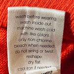 Elizabeth and James Cherry Red Long Sleeve V-Neck Sweater Size S Small Photo 6