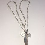 Elegant Multi Color Shell Glass Beaded Boho Pendant Necklace Silver Photo 6