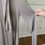 NWT Catherine Lillywhite Taupe Tunic Knit Top with Scarf XL Tan Photo 3