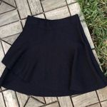 ZARA Black Ruffle Skater Skirt Size S Photo 0
