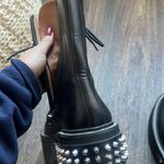 Maje COMBAT BOOTS WITH PUNK DETAILS Photo 7