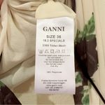 Ganni Tilden Mesh Wrap Floral Top in Vanilla Ice Size 36 NWT Photo 5