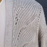 Pink republic Cream duster knit cardigan  Sz small Photo 3