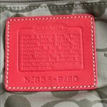 Coach  Vintage Soho Shoulder Crossbody Buckle Flap Purse Coral Red Leather Photo 9