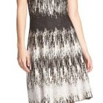 Nic+Zoe  Falling Lines Twirl Jacquard Knit Dress size L Photo 1