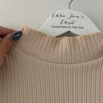 Reformation  Tallulah Ribbed Cream Tank XS Photo 5