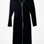 L'Agence NWOT Aries Back Zipper Midi Dress Long Sleeve Women's Black Size Medium Photo 3